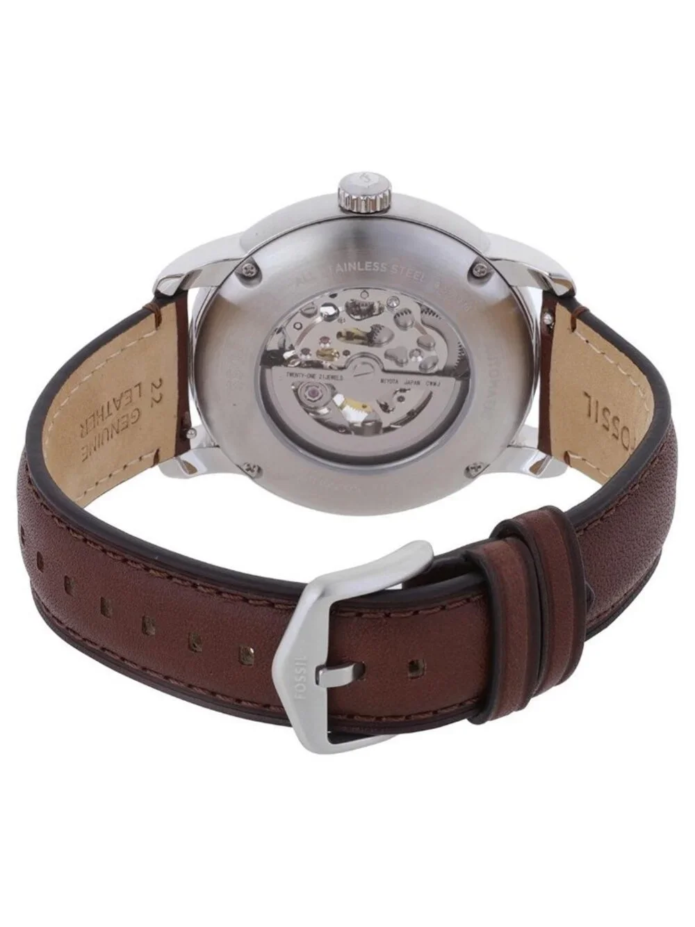 NWT Fossil Heritage Automatic Cream Dial Men's Watch